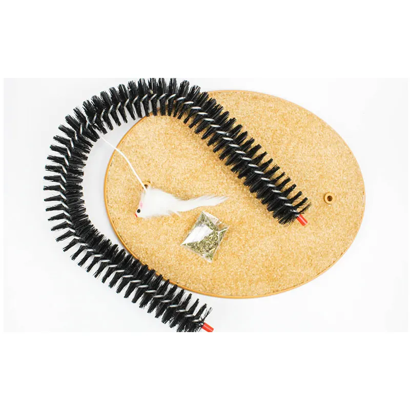 Игрушка-Когтеточка для груминга кошек плюшевая мышь | Дом и сад