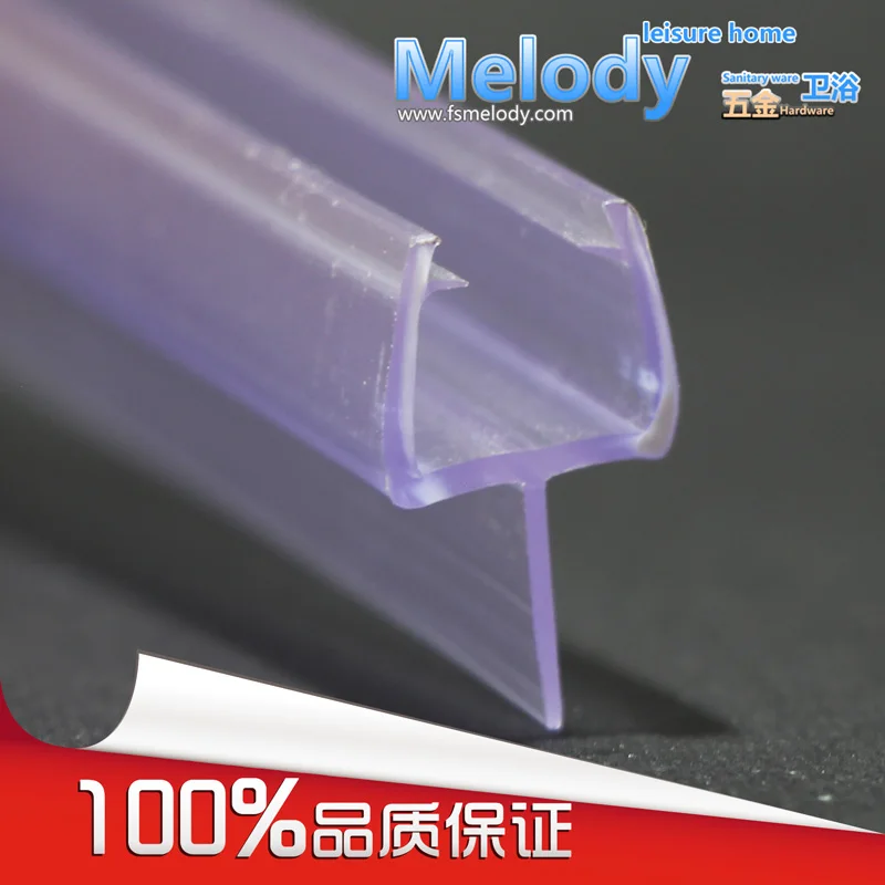 700мм длина: Кабина душа с раздвижными дверцами Me-309b1, стеклянный экран в ванную комнату, влагозащитная полоса из ПВХ-резины.