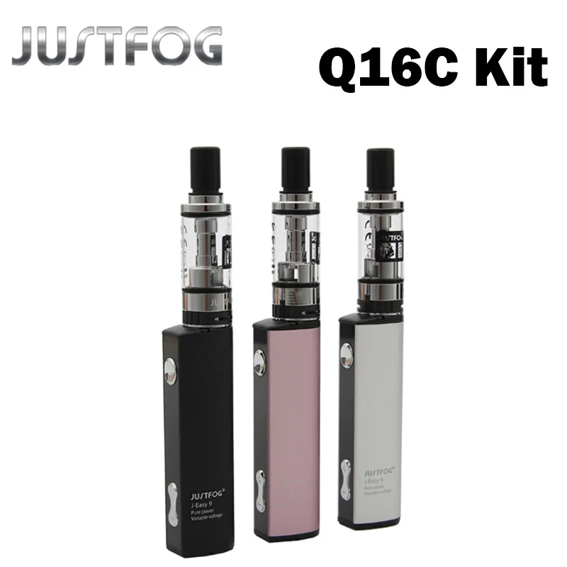 Оригинальный набор JUSTFOG Q16C Vape Pen & 900 мАч встроенный аккумулятор 1 9 мл клиромайзер