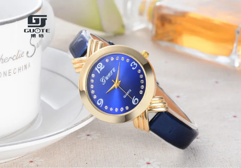 2017 Элитный бренд Для женщин наручные часы цвет: черный синий красного цвета