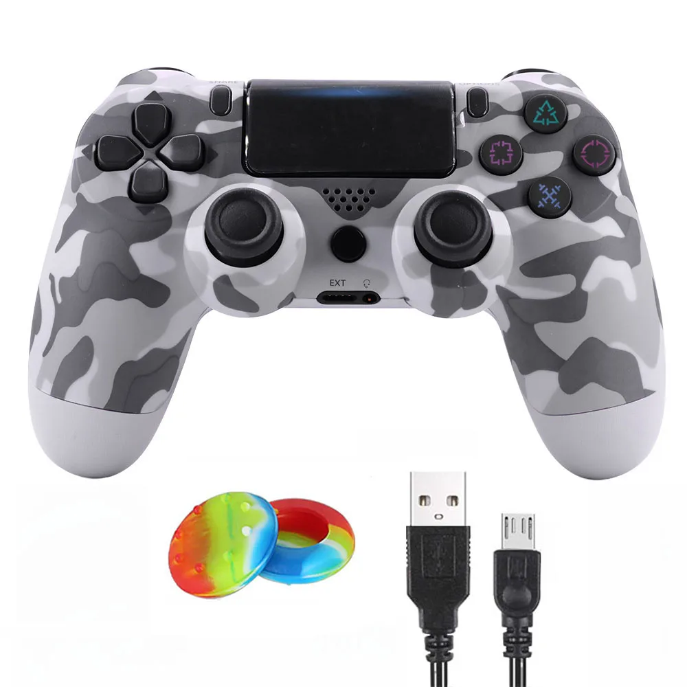 Беспроводной контроллер для sony PS4 Bluetooth Вибрационный геймпад для Playstation 4 джойстик для PS4 PS3 игровая консоль для ПК Игр - Цвет: Camouflage 2