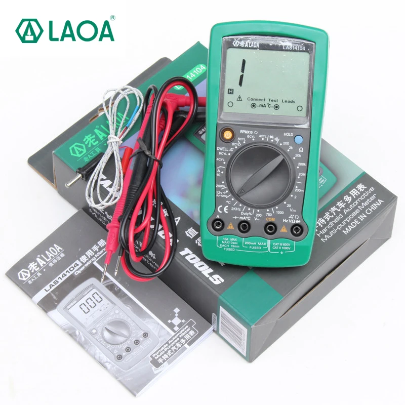 Цифровой мультиметр для защиты от перегрузки LAOA LA814104|electrical digital multimeters|digital