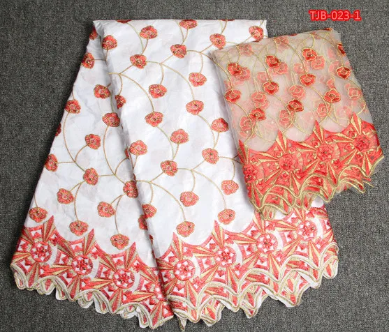 African lace fabric guinea bazin riche set with 2yard french net for blouse 2018 latest getzner Mar-16 | Дом и сад