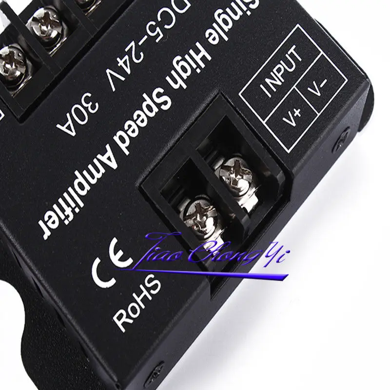 DC5 24V 30A Одиночный усилитель одноцветный светодиодный ретранслятор данных для