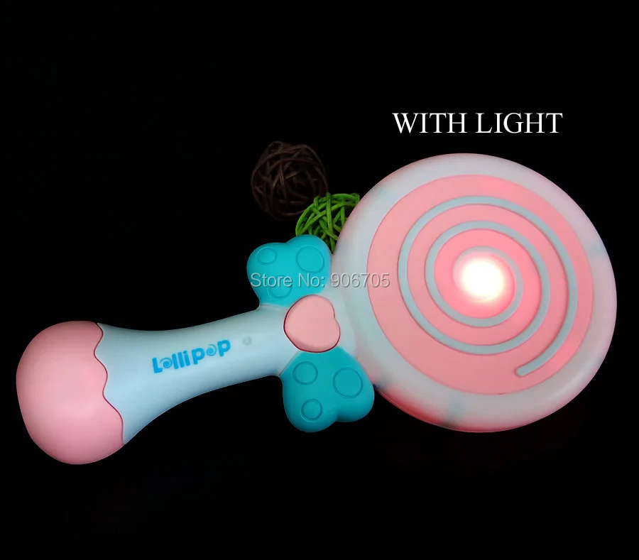 

Lollipop swing musical toys piano Music Toys eight scales loop,drum set educational toys with light