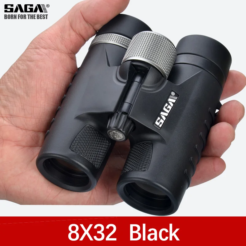 8x32 Black Профессиональный HD 8x32 10x42 12x50 бинокль для кемпинга, походов, охотничьих прицелов, инструмент для улицы, телескоп высокой мощности - Цвет: 8x32 Black