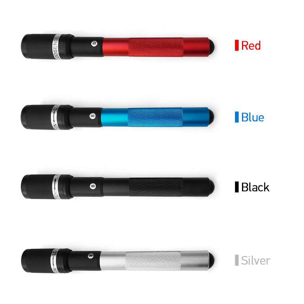 

1Pc 12.6IN Telescopic Cue Extension Billiard Extender Rotary Fixation Cue Stick Extender Billiard Pool Cue Club Tool