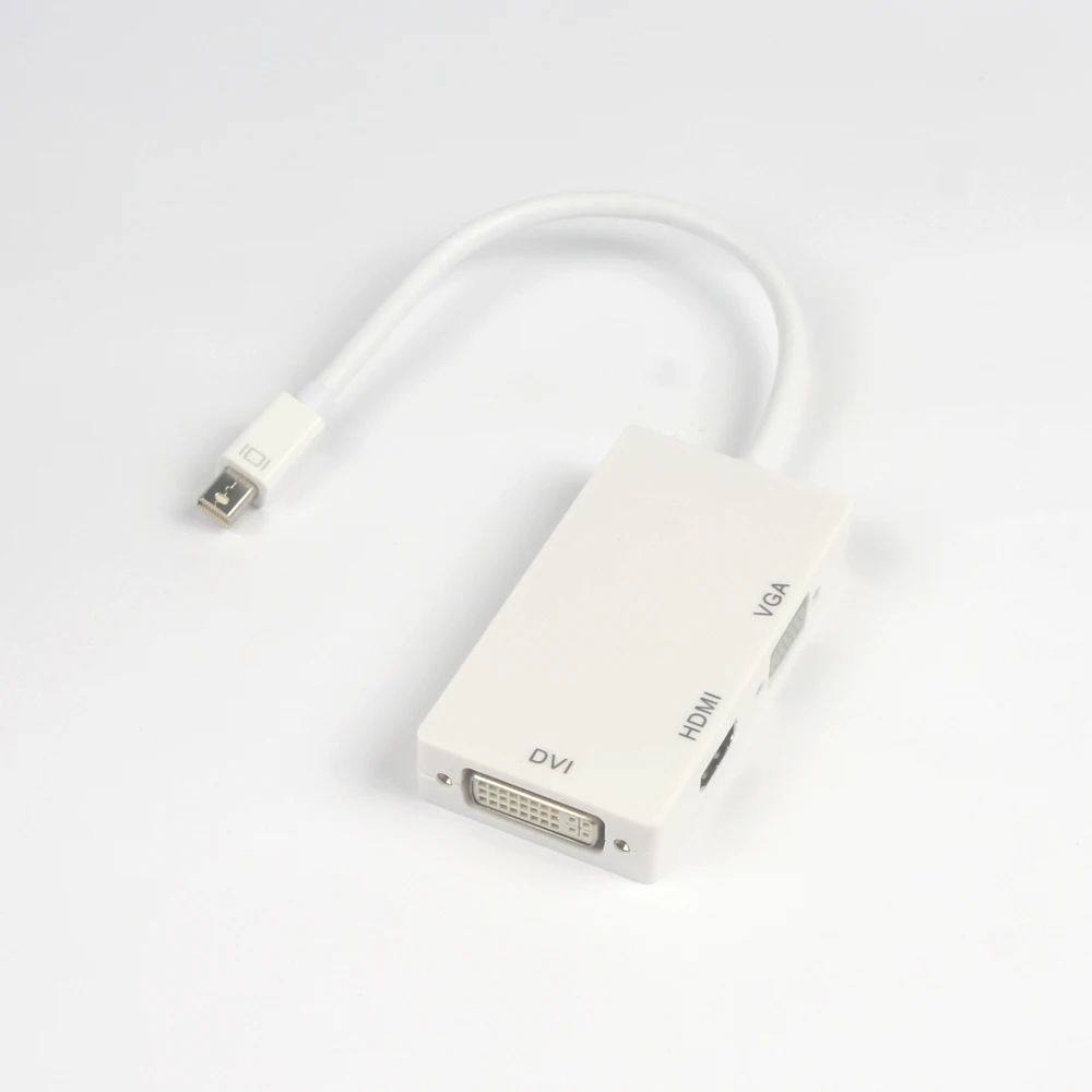 Адаптер MINI DP на HDMI и VGA/DVI 3 в 1|Кабели передачи данных| |