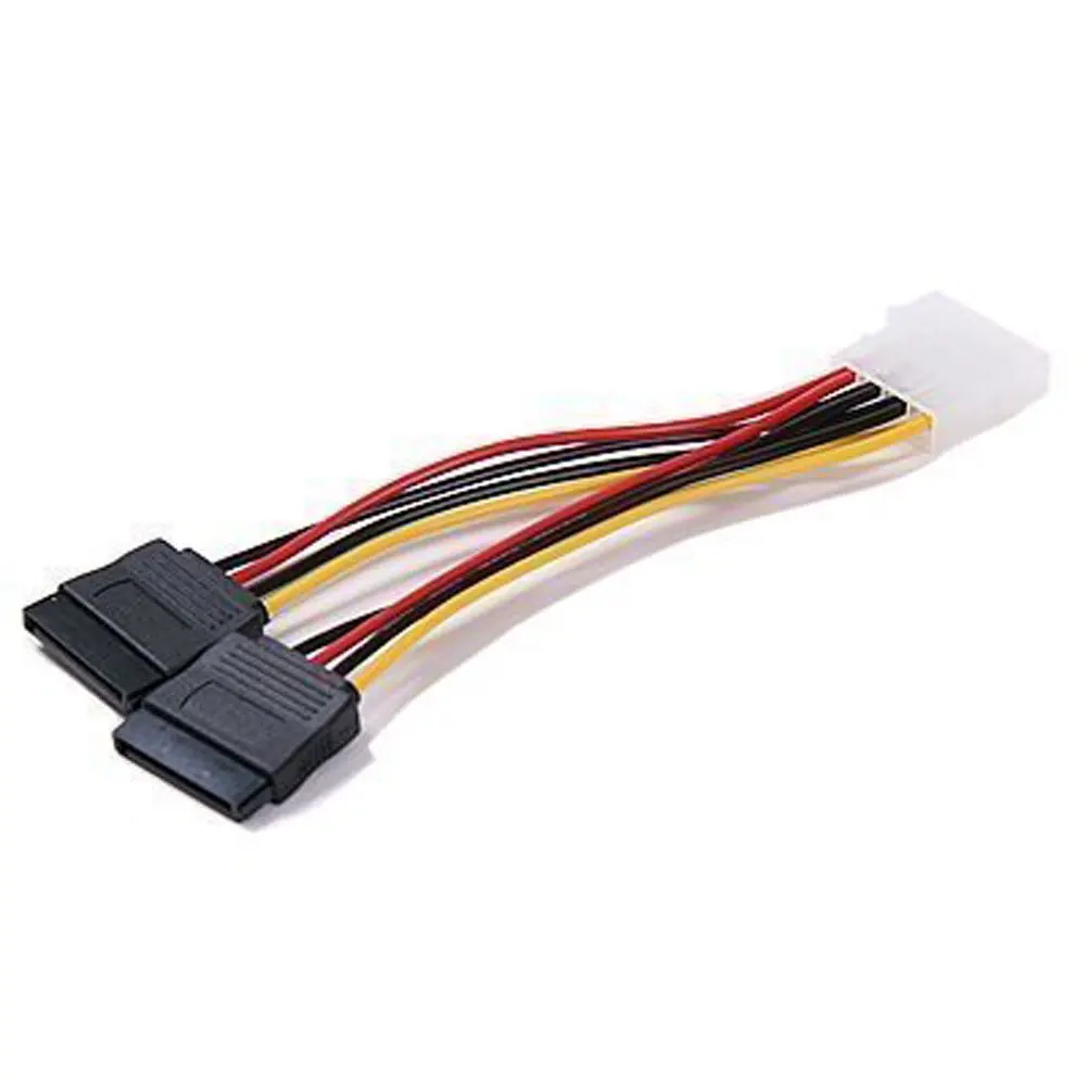 LP4 до 2 SATA Внутренний силовой сплиттер кабель (SATA адаптер 4 pin Molex 5 25 &quotдо x