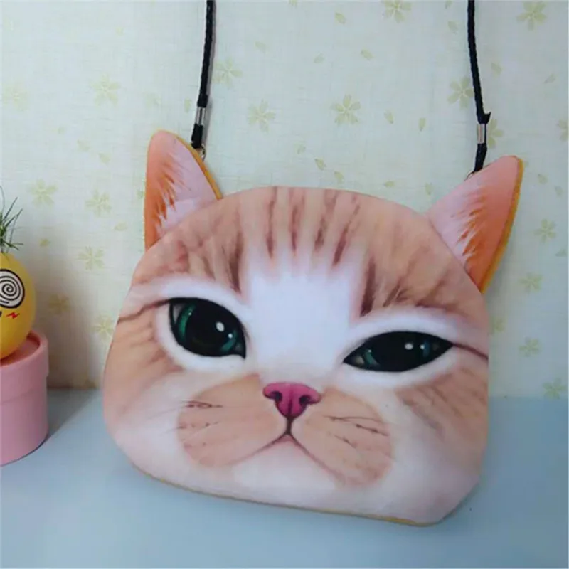 Женская сумка-мессенджер с объемными анималиями летняя маленькая Повседневная