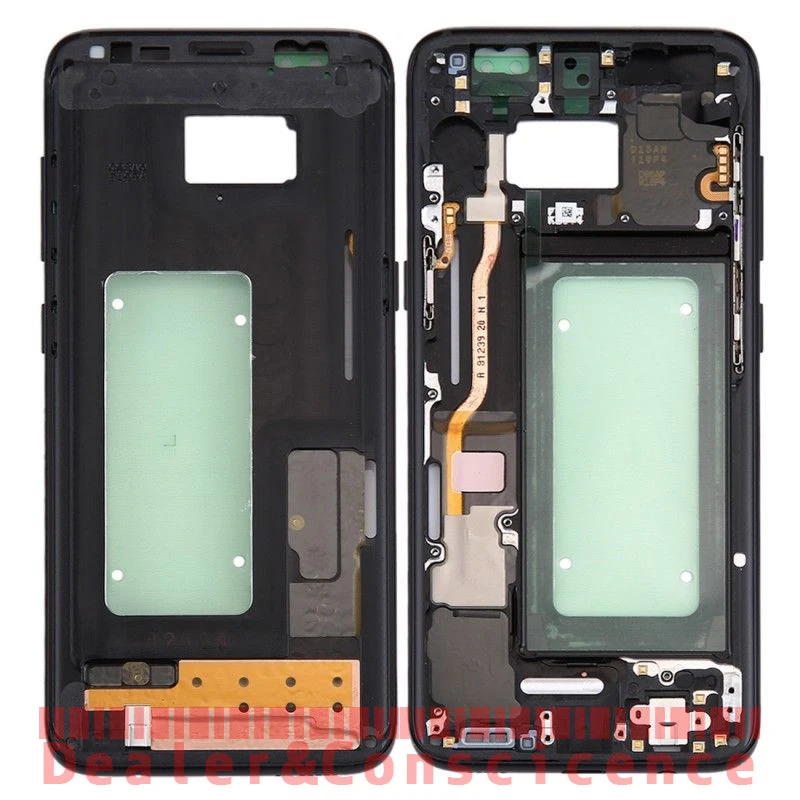 10 шт. корпус средней рамки рамка для samsung Galaxy S8 G950 SM-G950F ЖК-дисплей средняя рамка Шасси пластина(сделать золотые пятна