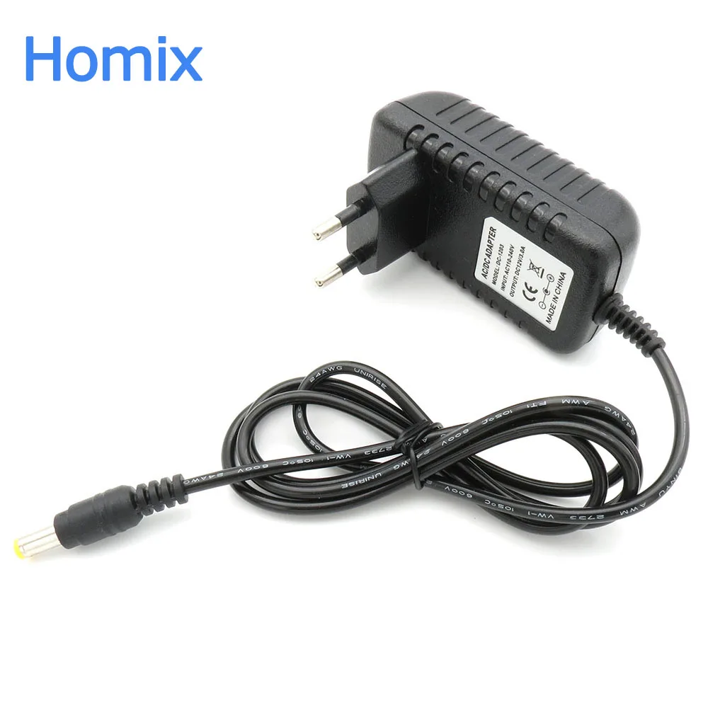 Homixs AC 110 240V EU/US/UK/AU выход DC 12V 4A адаптер питания для светодиодной ленты освещение ЖК