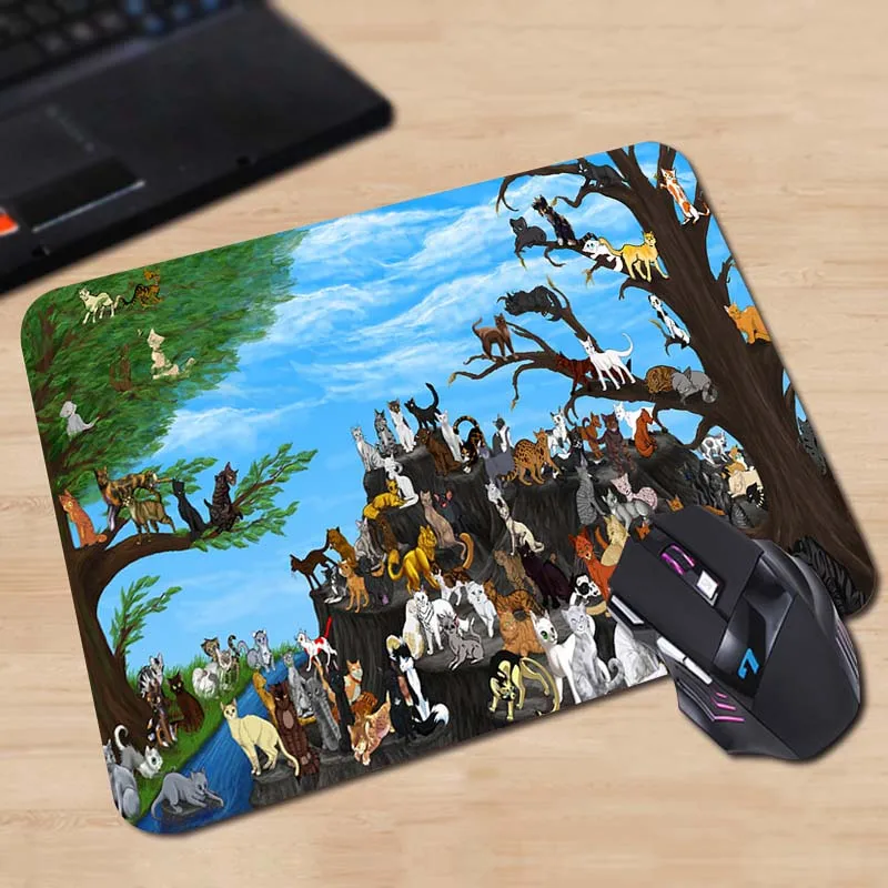25x29cm Babaite резиновая Мышь Pad мальчик подарок коврик для Мышь Тетрадь компьютерных игр Коврики воин Cat коврик для мыши Индивидуальные Прямоугольник Мышь pad - Цвет: 25x29cm