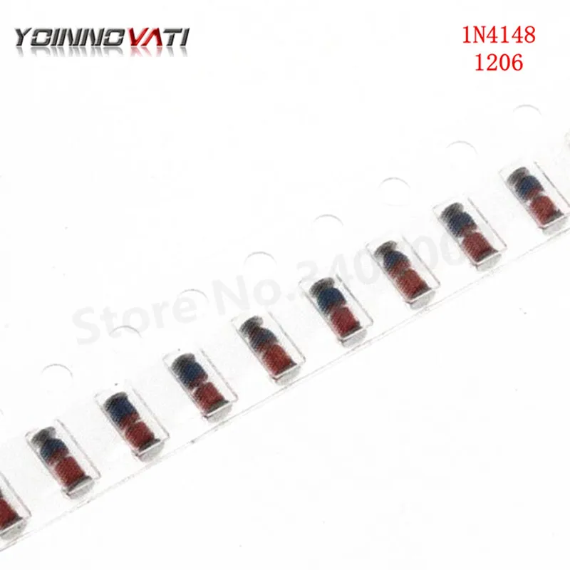 100 шт. LL4148 -34 1N4148 IN4148 диод общего назначения SMD переключатель маленький сигнальный