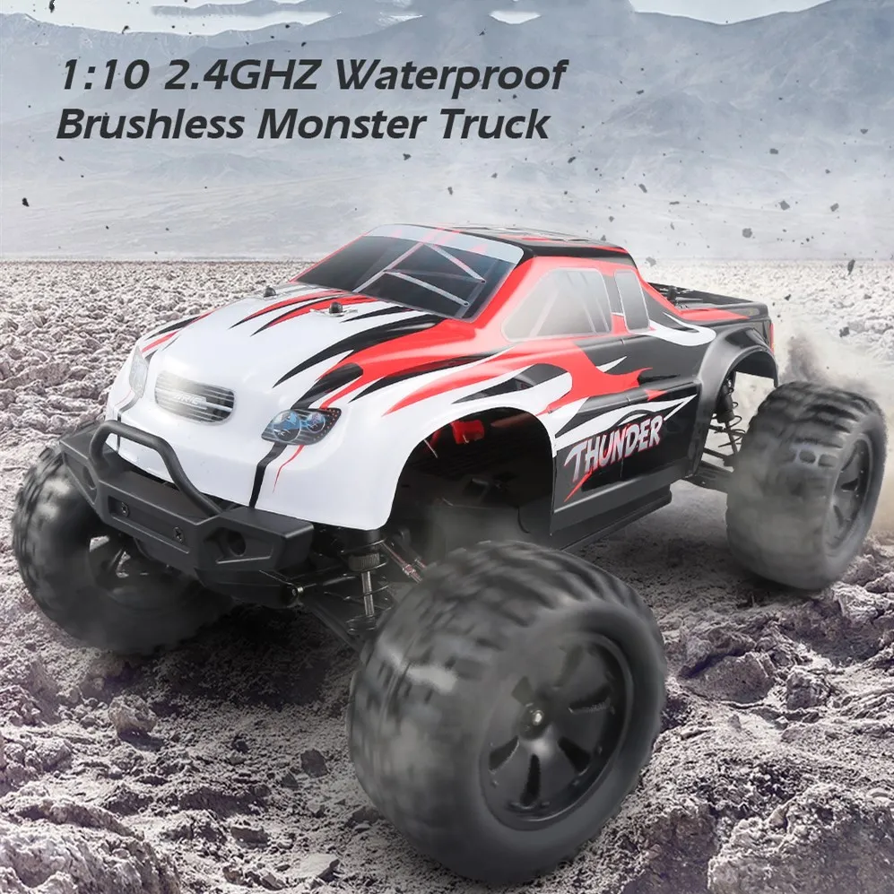 JJRC Q48 1/10 2 4 GHz бесщеточный грузовик с большой стопой внедорожный альпинистский