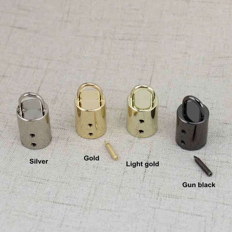 10 шт. 50 шт. 5 цветов аксессуары для сумок DIY металлическая пряжка bellpull Плетеный веревочный мешок пряжка распродажа стопор кожаный шнур с кисточками заглушки