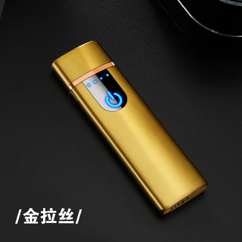 Мини сенсорный датчик Зажигалка Перезаряжаемый USB дуплексный прикуриватель
