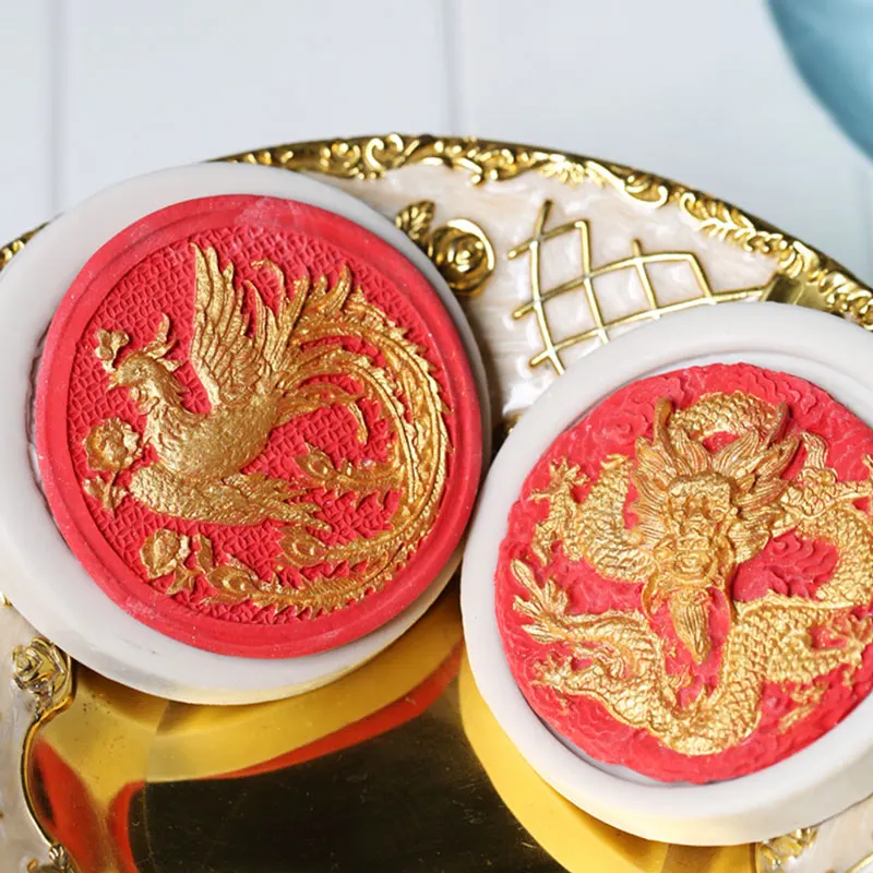 Китайский элегантный стиль силиконовые формы помадной торта украшения