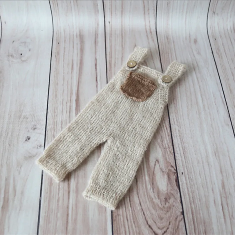 Симпатичная детская шапочка Комплект комбинезонов вязаная для новорожденного