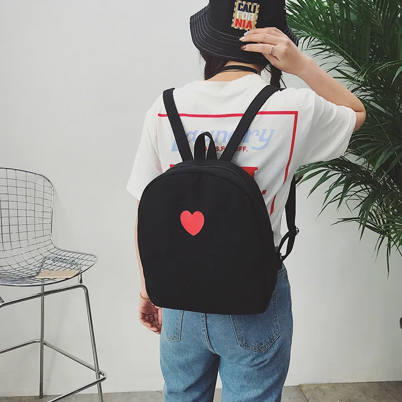 Новинка 2019 Женский однотонный рюкзак школьный в форме персикового сердца для