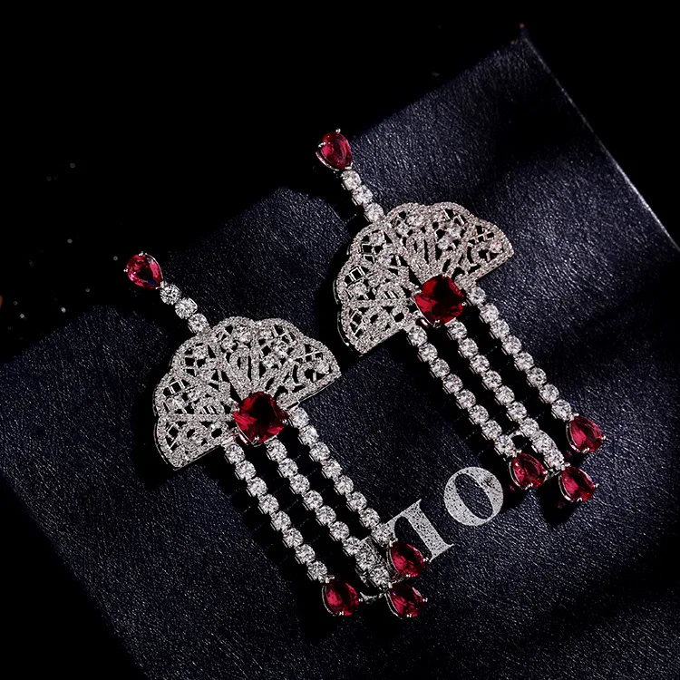 Комплект из колье и серёг с фианитом|bride jewelry|set white goldnecklace set |