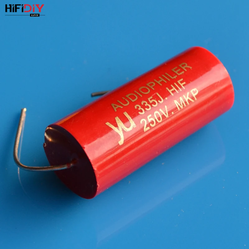 HIFIDIY аудио красный MKP конденсатор неполярный делитель частоты питание 1 0 5 8 2 7 мкФ |