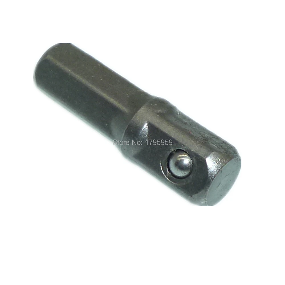 

Ударная дрель с шестигранным хвостовиком 1/4 "до 1/4" квадратного хвостовика, адаптер длиной 25 мм, переходник из хромованадиевой стали