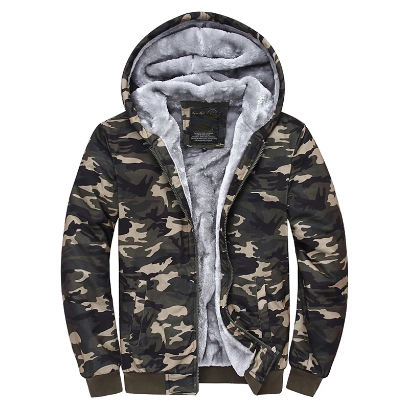 Мужская куртка с капюшоном камуфляжная Спортивная толстовка на молнии 5XL|jacket
