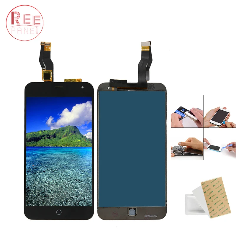 100% новый для Meizu M1 note ЖК дисплей meilan MTK6752 дигитайзер сборка Сенсорная панель
