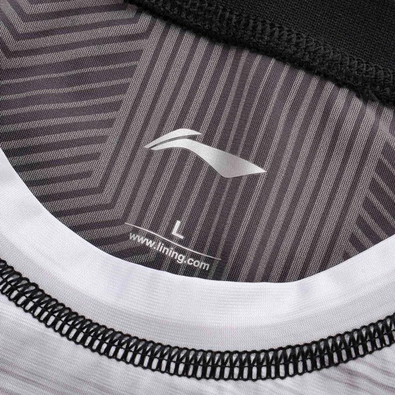 Мужская футболка с длинным рукавом Li Ning облегающая Спортивная подкладкой из