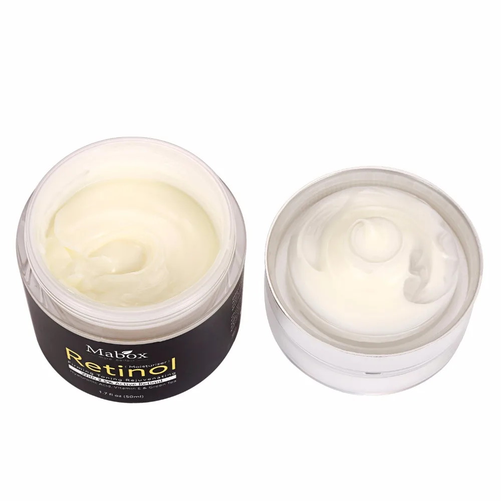 Mabox 50 мл Retinol 2.5% увлажнитель для лица крем с гиалуроновой кислотой антивозрастной