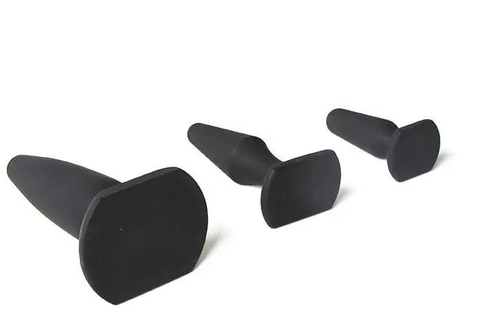 Анальная пробка черная для начинающих анальные секс игрушки мужчин и женщин