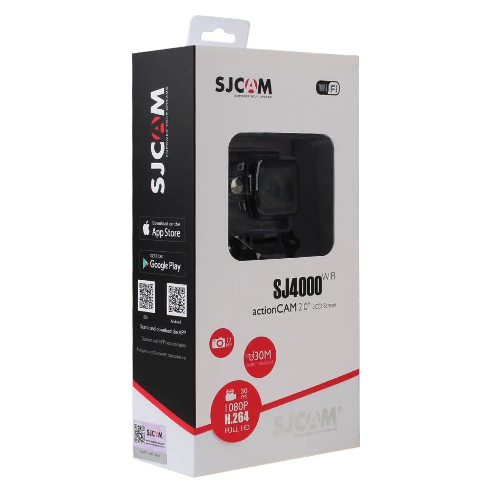SJCAM SJ4000 AIR SJ4000 WiFi 2 ''экран наружная видео камера 4K Full HD 30M Водонепроницаемая Спортивная Экшн камера автомобильный мини DVR
