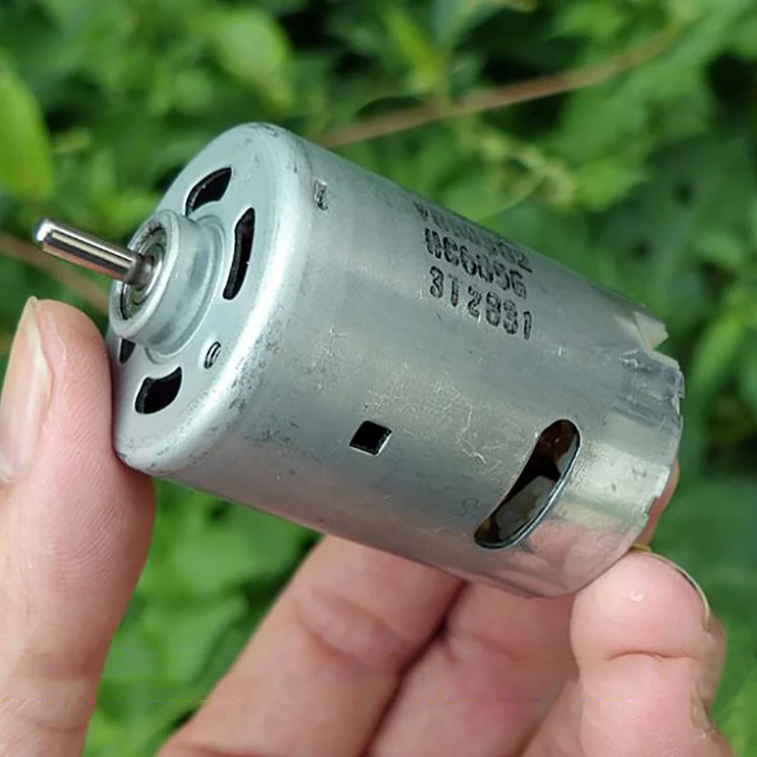 

Double Ball Bearing Micro Motors DC12V-18V 15500 RPM-23800 RPM High Speed Large Torque Motor Portable Hand Drill Motor