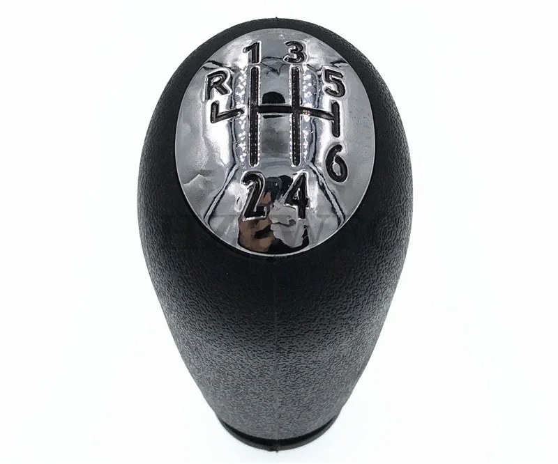 6 Speed 5 6 Скоростной автомобильный рычаг переключения передач головка рукоятки для Renault Clio III MK3 Megane Scenic MK2 2003-2009 - Название цвета: 6 Speed