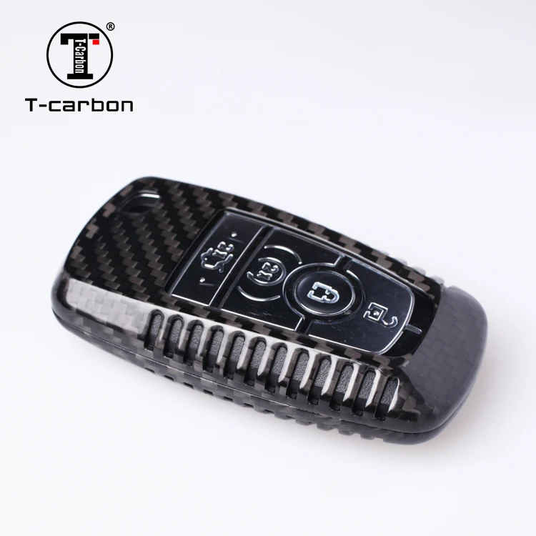 T-carbon чехол для ключа из углеродного волокна Чехлы для нового Ford