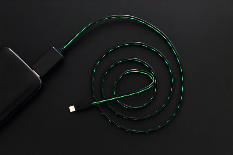 Syrinx течёт светодиодный usb type C mi cro кабель для Iphone X Xs 8 7 6s samsung s9 s8 Быстрая зарядка кабель для Xiaomi mi 8 Oneplus 6 USB