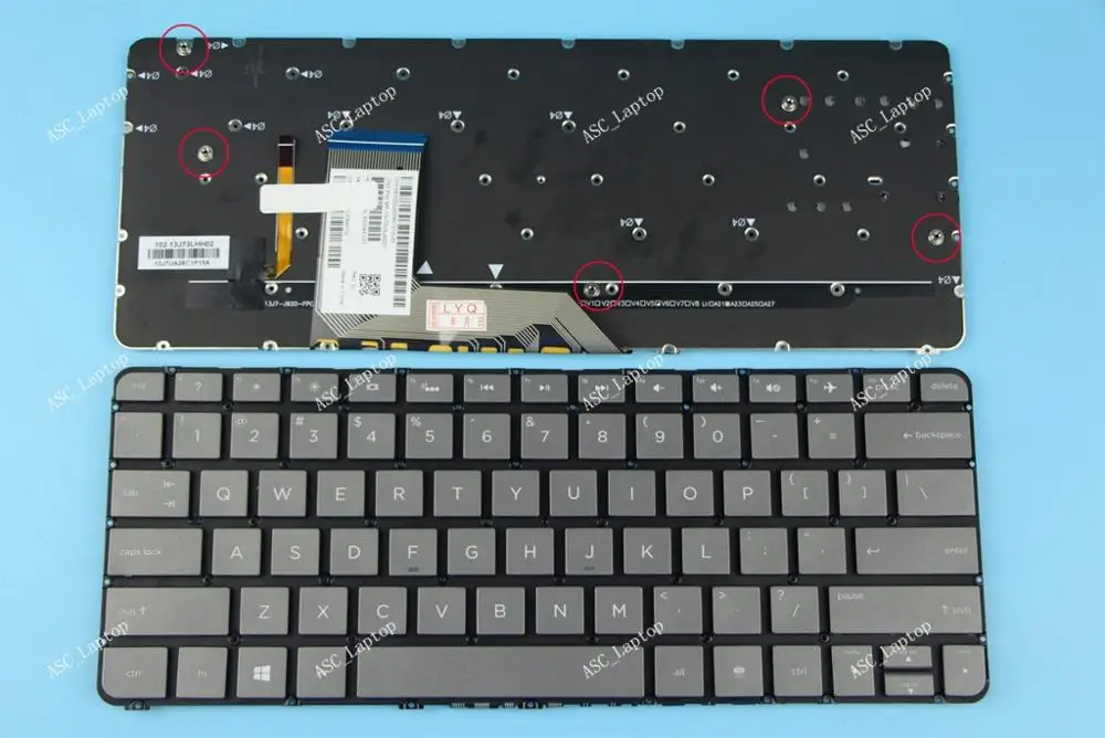 Новая английская клавиатура QWERTY для ноутбука HP Spectre x360 13 4102dx 4103dx 4105dx с подсветкой