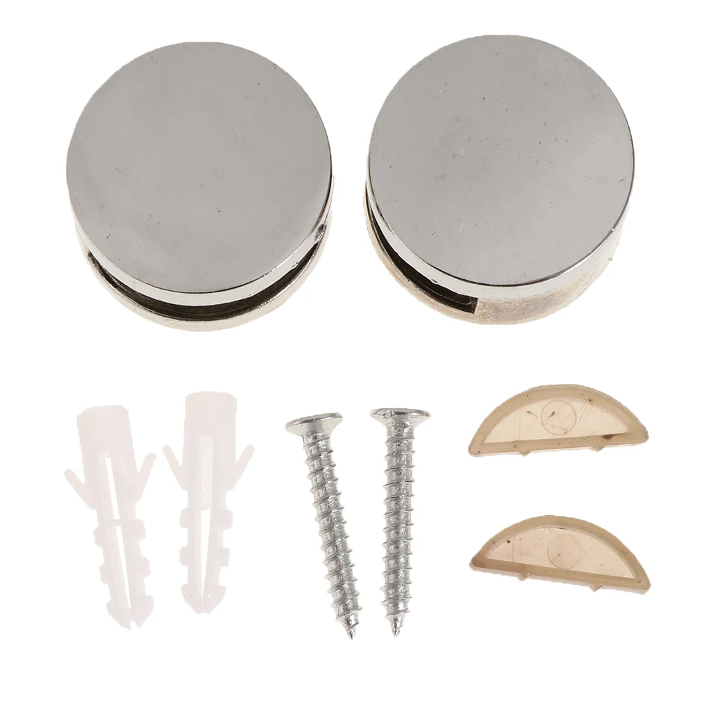 Держатель для круглого зеркала из цинкового сплава 2 шт. | Обустройство дома