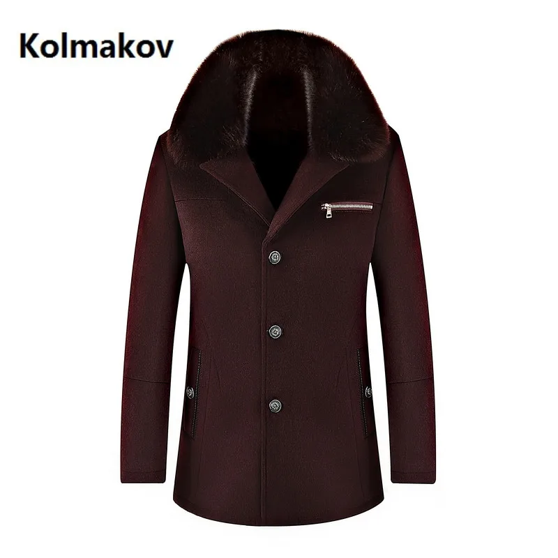 

2020 New style wool winter jacket high quality Men's fashion Business thicken trench coat Men's casual coat Classic men overcoa