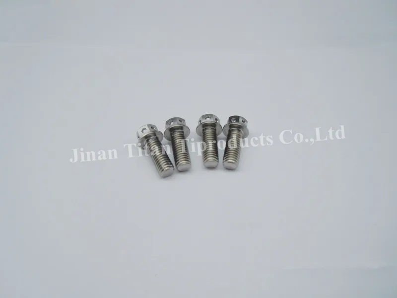 Титановый фланец Gr5 болт с шестигранной головкой резьба M8|bolt lock|m8bolt washer |