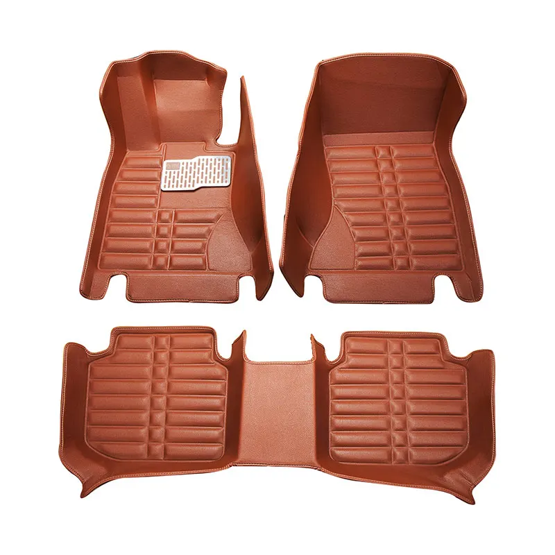 Brown Автомобильный коврик, коврики для Land rover range rover discoveri 3 4 5 sport Evoque Velar 2013 - Название цвета: Brown