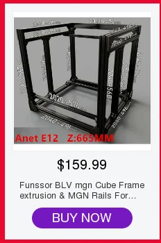Funssor BLV mgn куб рамка экструзии и MGN рельсы для DIY Anet E12 300x300 Подогрев кровати 3d принтер Z высота 665 мм