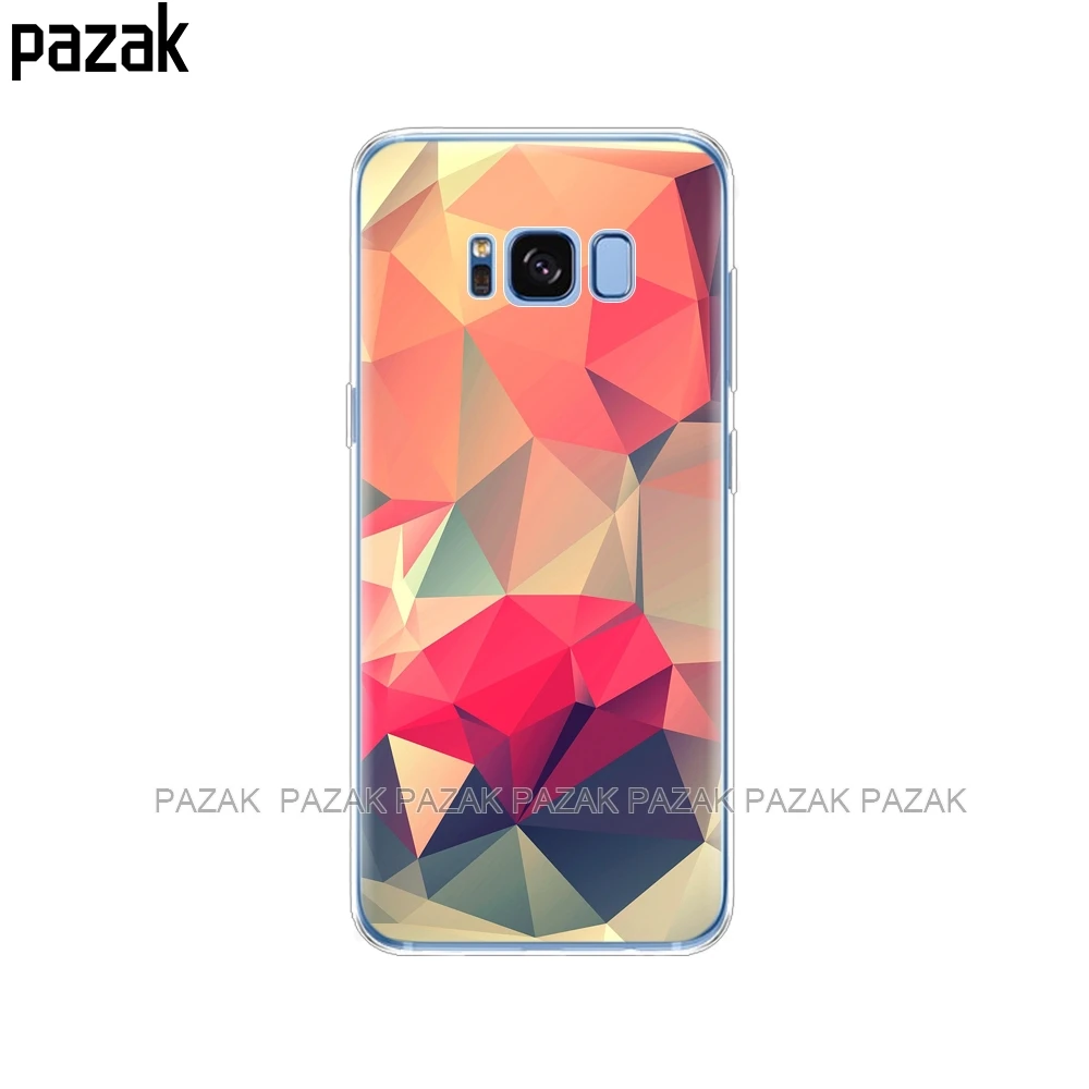 34519 Silicone phone Case For Samsung Galaxy S8 / S8 PLUS Cases Cover For Samsung S8 / S8 plus new fation Phone shell - Цвет: 34519