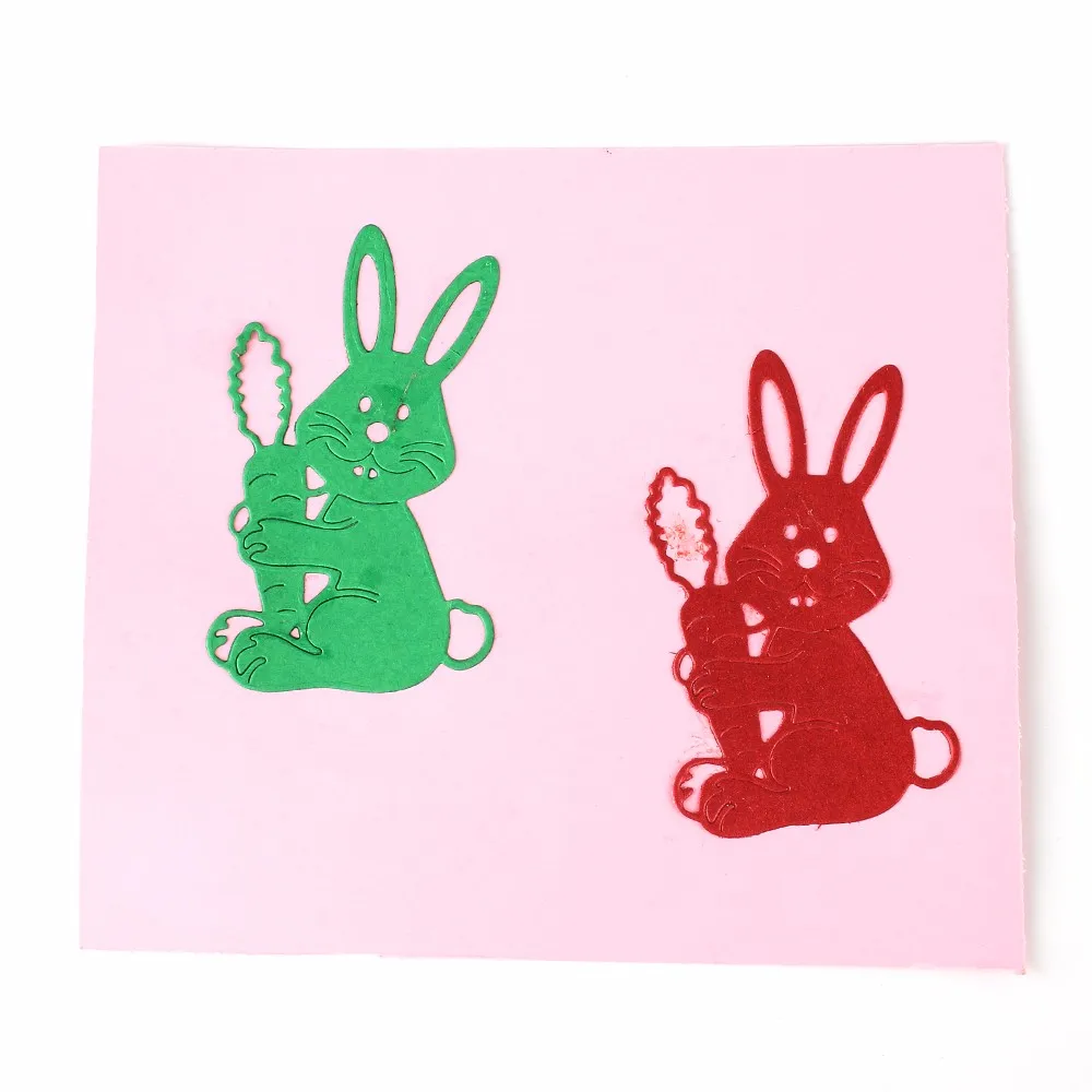 Cute Animal Rabbit Metal Cutting Dies Stencils for DIY Scrapbooking New 2019 Album Paper Card Decor Embossing Die Cuts Easter | Дом и сад