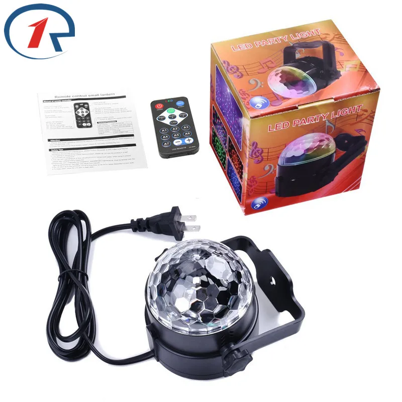 ZjRight ИК-пульт дистанционного управления светодиодный Кристальный вращающийся