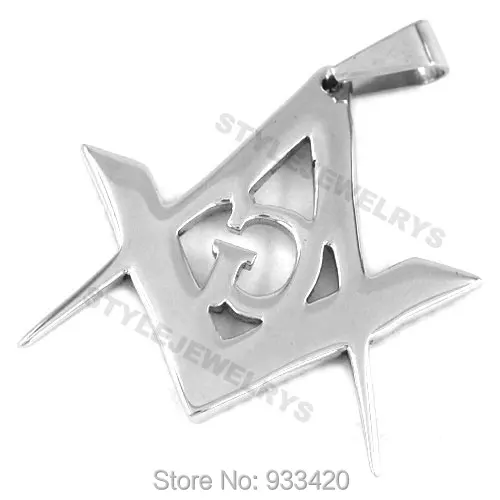 Оптовая продажа кулон с масонской символикой из нержавеющей стали ювелирный