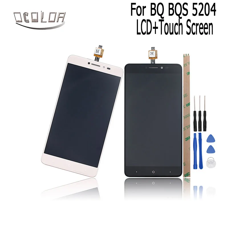 Ocolor для BQ BQS 5204 ЖК дисплей и сенсорный экран + инструменты клей Аксессуары