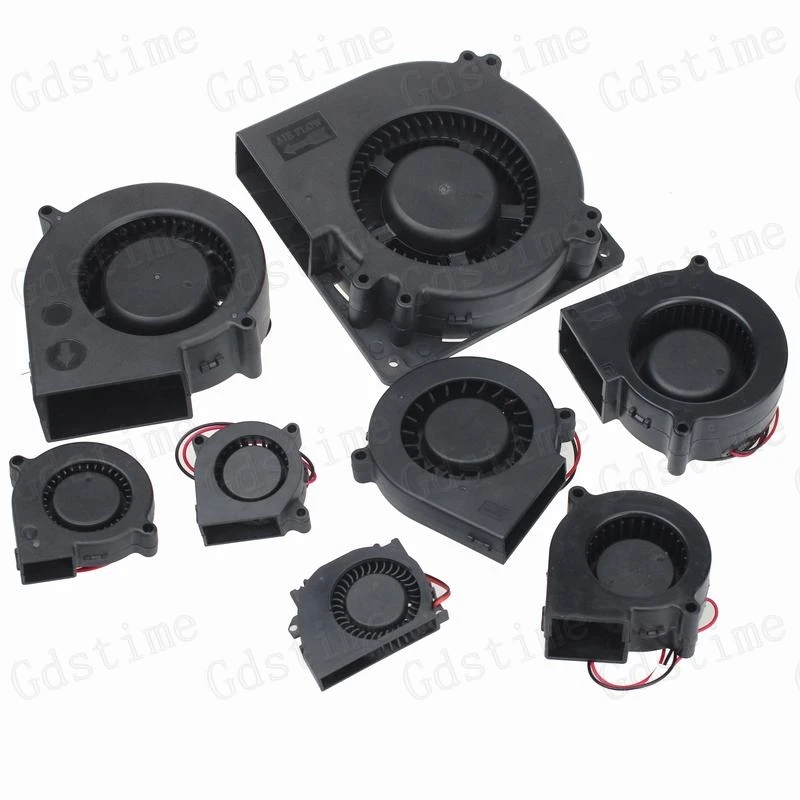 Gdstime DC 24V 2 шт. двойной шариковый подшипник безщеточный промышленный вентилятор