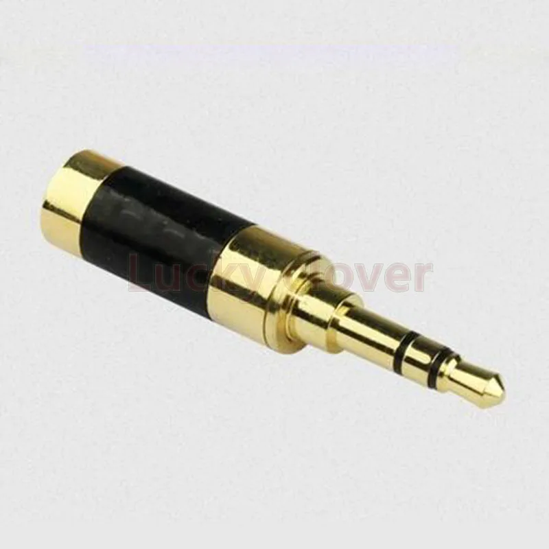1pcs NEW high quality gold plating 3.5mm stereo plug 3 pole welding Repair Headphone AUX DIY | Connectors